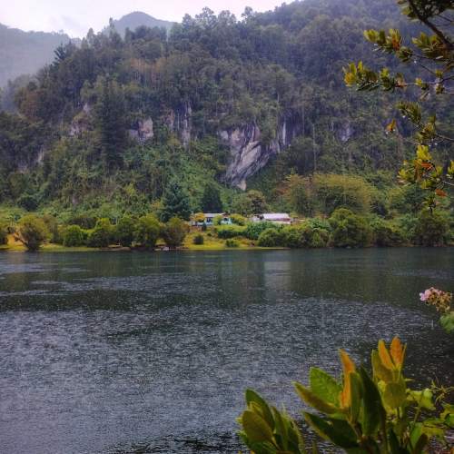 Desagüe Lago Maihue y nacimiento del Río Calcurrupe 4